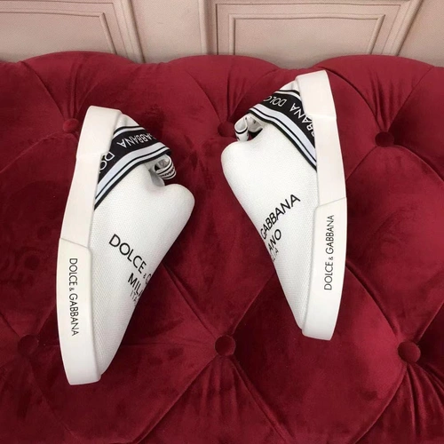 Кроссовки женские Dolce & Gabbana Sorrento белые коллекция 2021-2022 фото-6