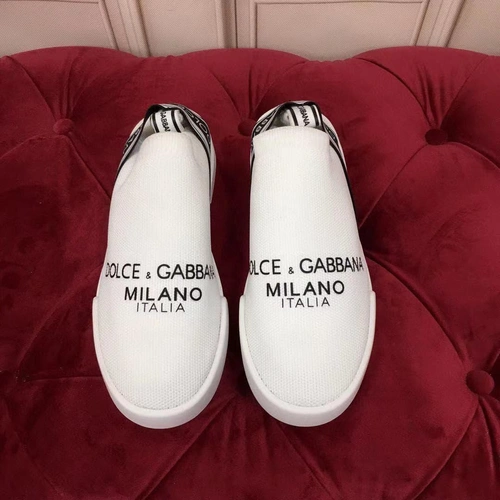 Кроссовки женские Dolce & Gabbana Sorrento белые коллекция 2021-2022 фото-5