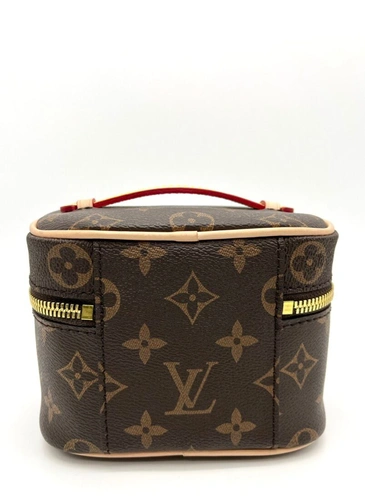 Cумка-косметичка Louis Vuitton из канвы 15:10:9 см фото-3
