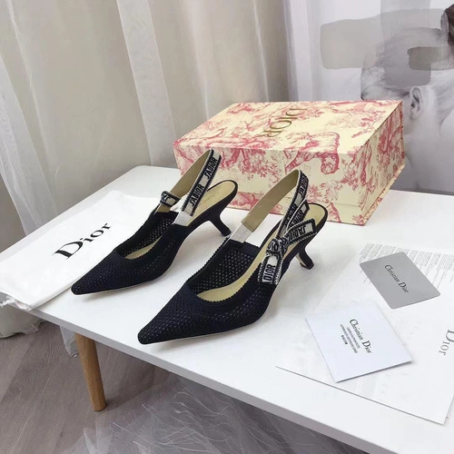 Туфли-босоножки женские Christian Dior черные коллекция 2021-2022 A74473 фото-3