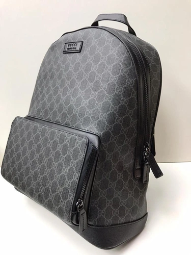 Женский рюкзак Gucci серый фото-2