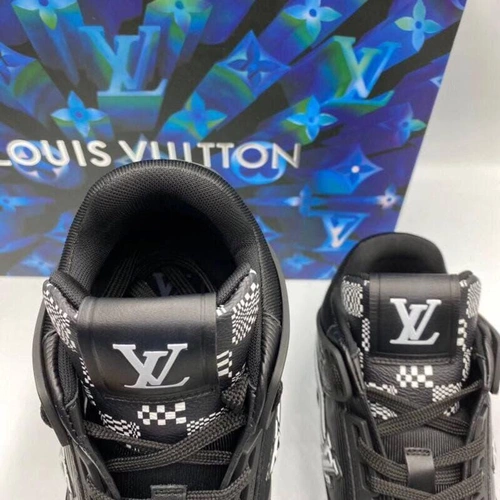 Мужские кроссовки Louis Vuitton черные коллекция 2021-2022 A69033 фото-8