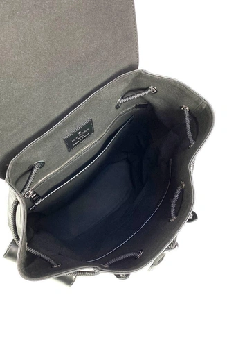 Рюкзак Louis Vuitton Christopher из кожи Epi премиум люкс черный 41/48/13 см фото-8