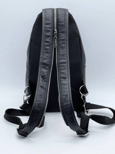 Рюкзак Versace A103890 кожаный 33:18:9 см чёрный фото-7