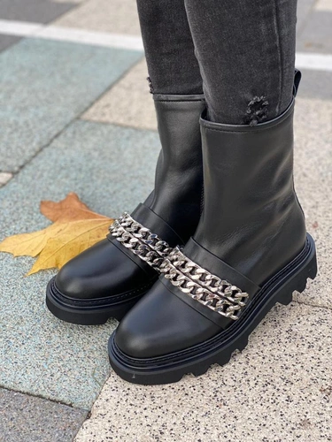 Ботинки женские Givenchy черные A54933 фото-2