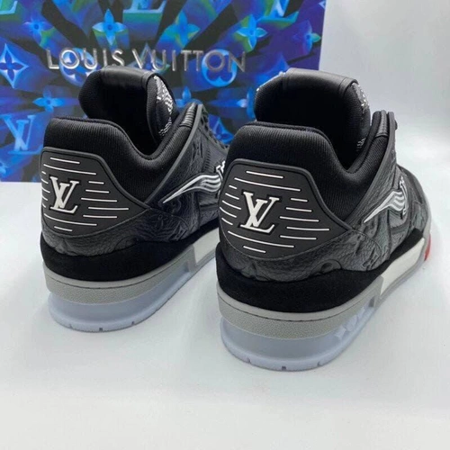 Мужские кроссовки Louis Vuitton черные коллекция 2021-2022 A69033 фото-6