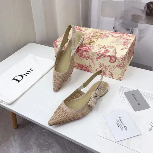 Туфли-босоножки женские Christian Dior бежевые коллекция лето 2021 A76239 фото-6
