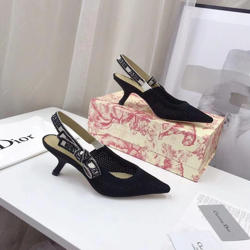Туфли-босоножки женские Christian Dior черные коллекция 2021-2022 A74473 фото-2
