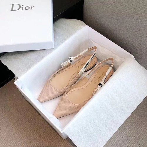 Туфли-босоножки женские Christian Dior бежевые коллекция лето 2021 A81428 фото-4