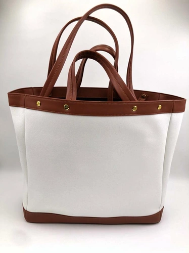 Женская сумка-тоут Tom Ford белая 46/36/34 см фото-2