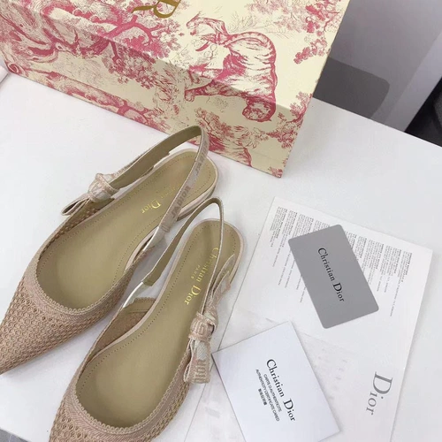 Туфли-босоножки женские Christian Dior бежевые коллекция лето 2021 A76239 фото-3