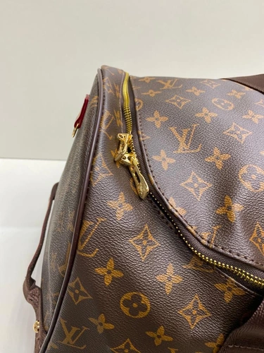 Дорожная сумка Louis Vuitton из канвы коричневая 53/28/15 см A83645 фото-5