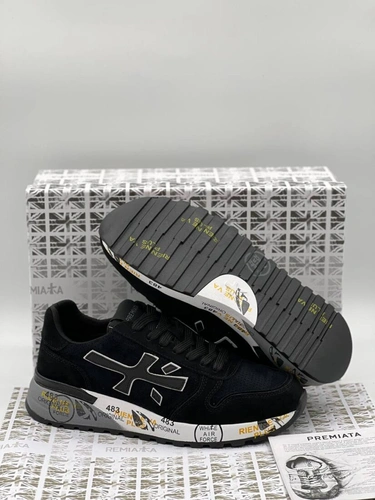 Мужские кроссовки Premiata A105715 чёрные фото-4
