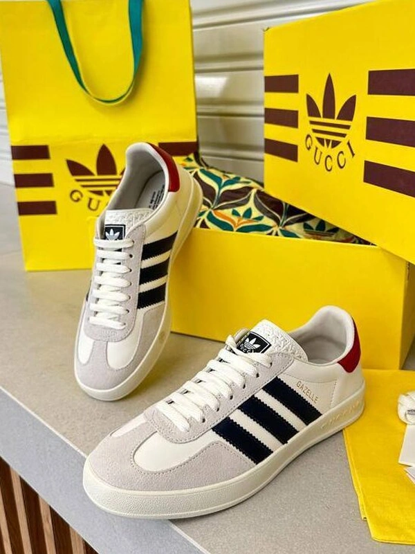 Кеды Adidas Gazelle x Gucci A105034 White