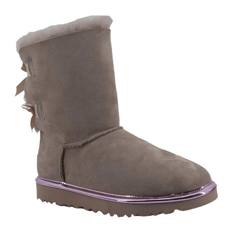 Угги женские UGG II Bailey Bow Metallic Dusk фото-2