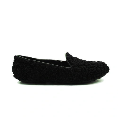 Угги женские мокасины UGG Hailey Fluff Loafers Black