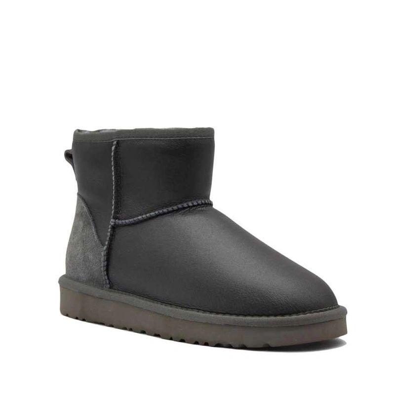 Угги женские ботинки UGG II Mini Classic Metallic Black