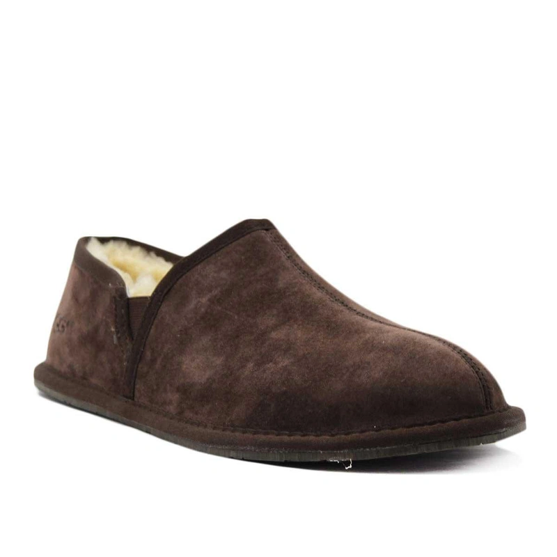 Угги мужские UGG Man Slippers Scuff Romeo II  Chocolate фото-2