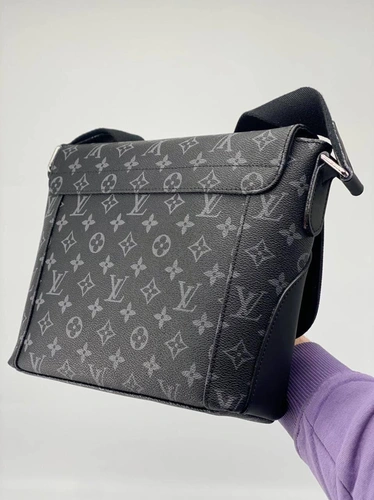 Мужская сумка Louis Vuitton черная 26/22 коллекция 2021-2022 фото-7