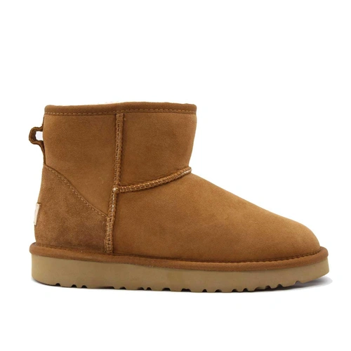 Угги женские ботинки UGG II Mini Classic Сhestnut фото-3