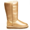 Угги женские сапоги UGG Classic Tall Metallic Soft Gold фото-1