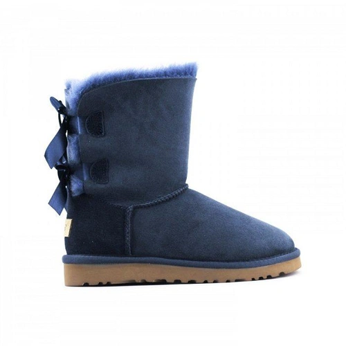 Угги детские UGG Kids Bailey Bow II Navy фото-2