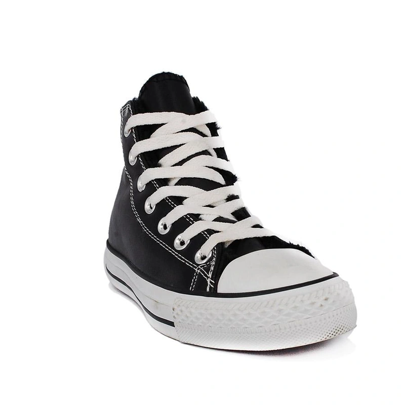 Кеды Converse All Star 1S581 Black White с мехом фото-2