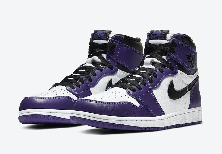 Кроссовки Nike Air Jordan 1 Retro High OG Court Purple 2.0 фото-4