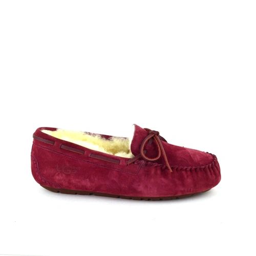 Угги женские мокасины UGG Red Wine