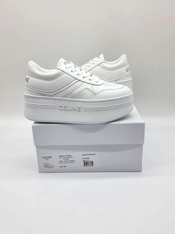 Кроссовки женские Celine High Sole SS22-23 White фото-2