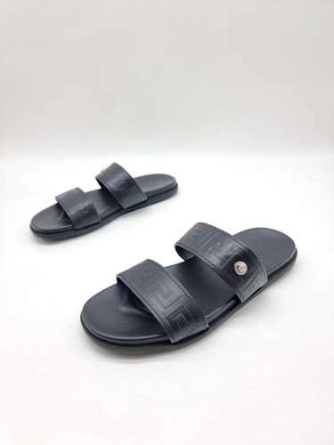 Шлёпанцы мужские Versace Slides A109969 Black фото-4