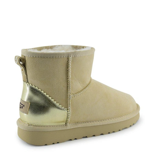 Угги женские мини UGG Classic Mini II Metallic Driftwood фото-6