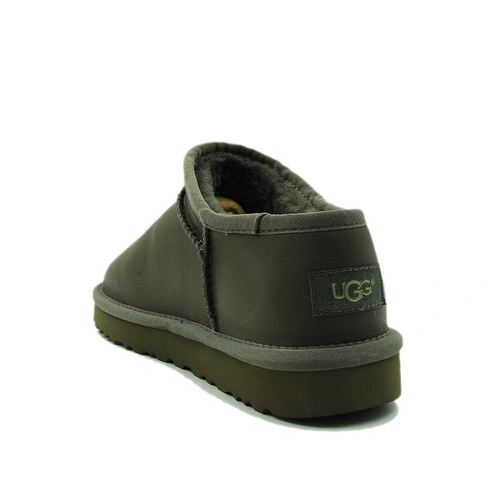 Угги женские ультра мини UGG Ultra Mini Tasman Metallic Grey фото-5