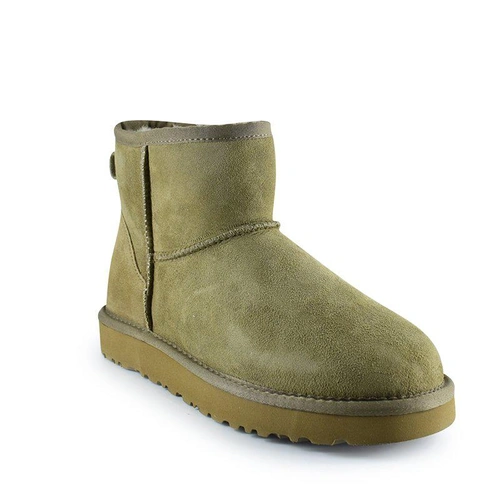 Угги женские мини UGG Classic Mini II Olive фото-4