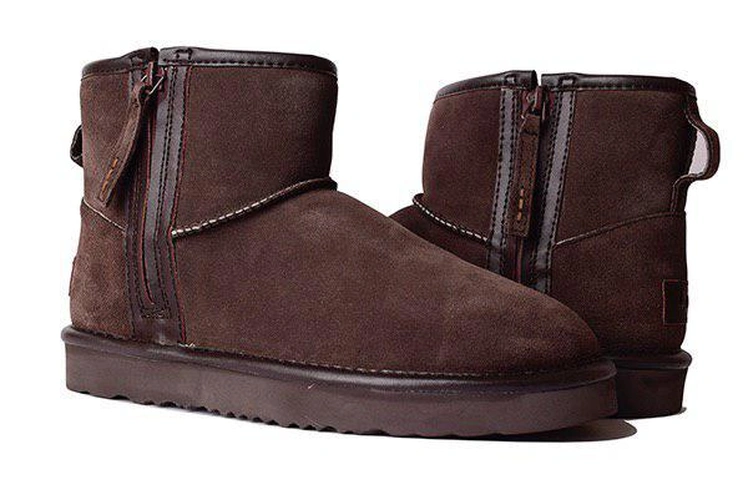 Угги женские MINI ZIP BOOT Chocolate