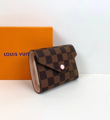 Кошелек Louis Vuitton премиум-люкс коричневый 12/9,5/2 A64320