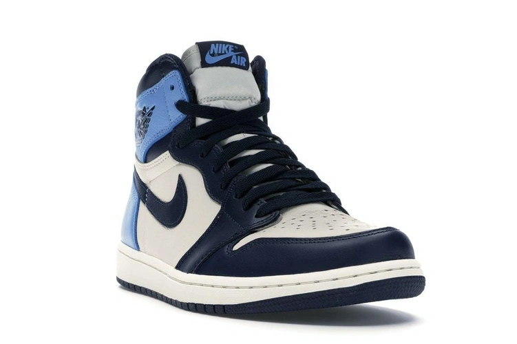 Кроссовки Nike Air Jordan 1 Retro Obsidian UNC BlueWhite фото-2