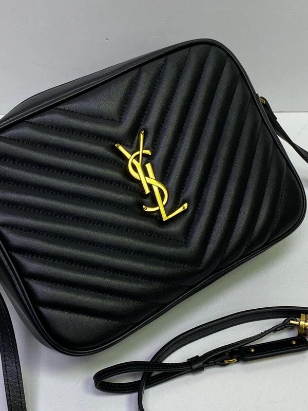 Сумка женская Yves Saint Laurent (YSL) Camera Bag черная премиум люкc 23/16/6.