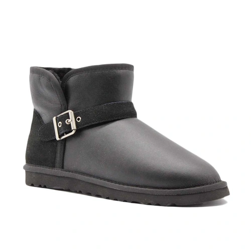 Угги мужские ботинки UGG Mini Dylyn Metallic Black фото-2