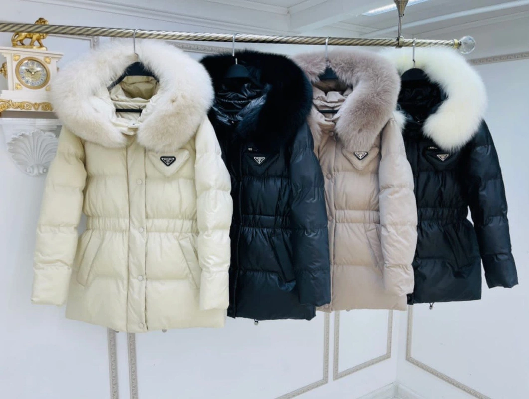 Куртка Prada черная + белая модель-27 фото-4