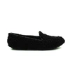 Угги женские мокасины UGG Hailey Fluff Loafers Black фото-1