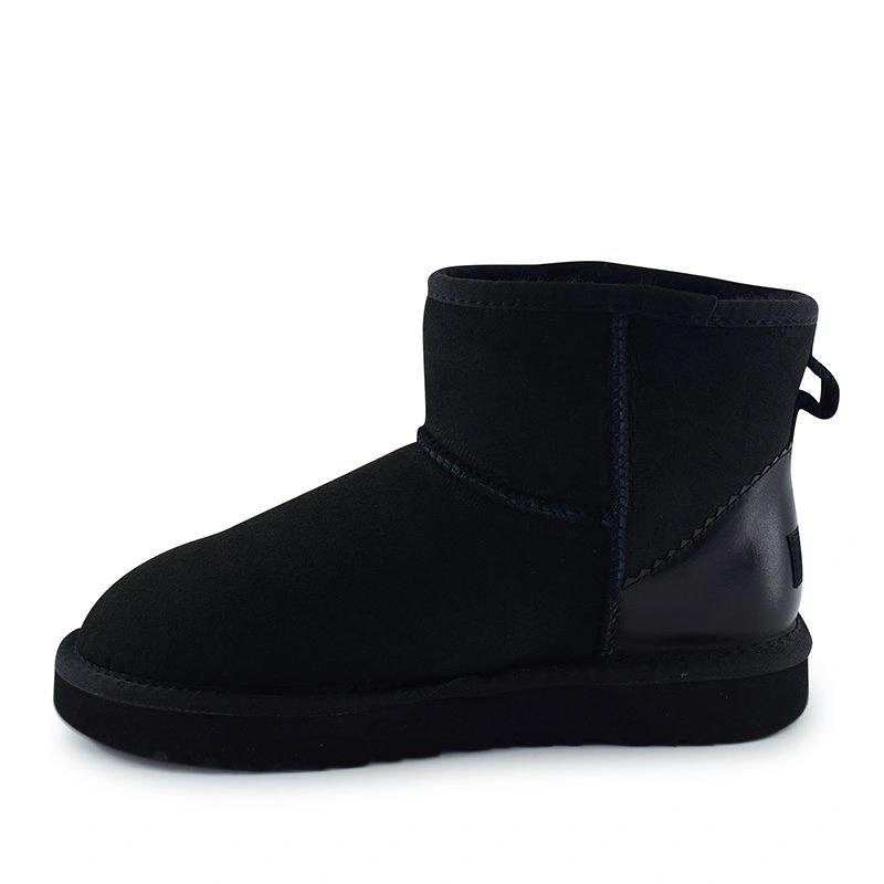 Угги женские мини UGG Classic Mini II Metallic Black фото-3