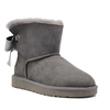 Угги женские ботинки UGG II Mini Bailey Bow Customizable Grey фото-1