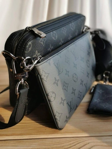 Мужская сумка Louis Vuitton A104272 черная 24/18 см