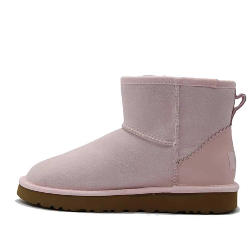 Угги женские ботинки UGG II Mini Classic Pink фото-3