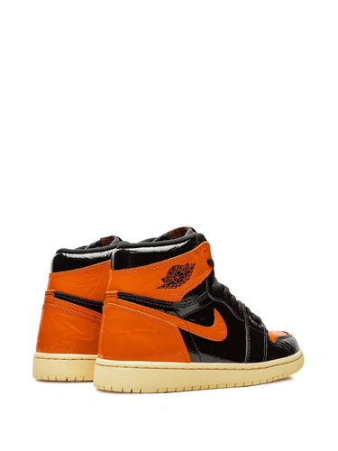 Кроссовки Nike Air Jordan 1 Retro Black/Orange a71189 фото-5