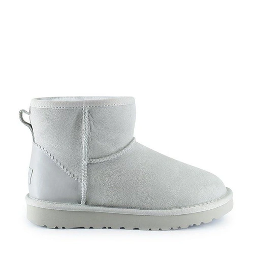 Угги женские мини UGG Classic Mini II Metallic Grey