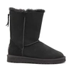 Угги женские сапоги UGG Zip Black фото-1