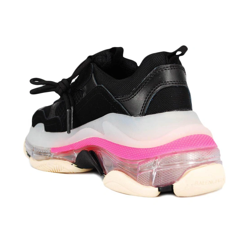 Кроссовки Balenciaga Triple S Clear Sole 541624W09 Black фото-4