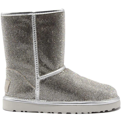 Угги женские ботинки UGG Jimmy Choo Swarovski Silver Drill